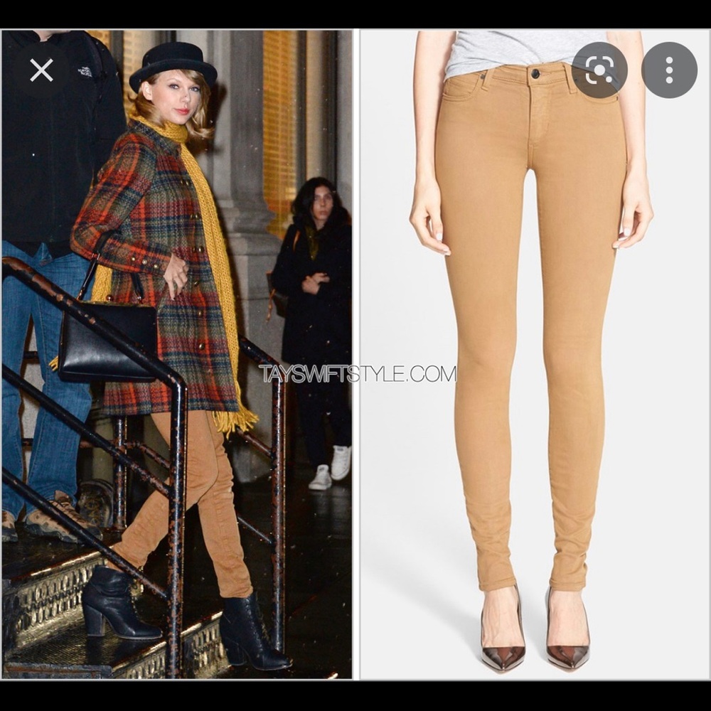 As seen on Taylor Swift Joe’s Jeans Mid Rise Legging Caramel Sz. 10
